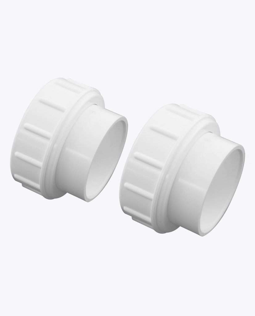 Pump Unions, Disconnects, (2 Per Set) 2″ Universal, Fits any 2″ spa/hot