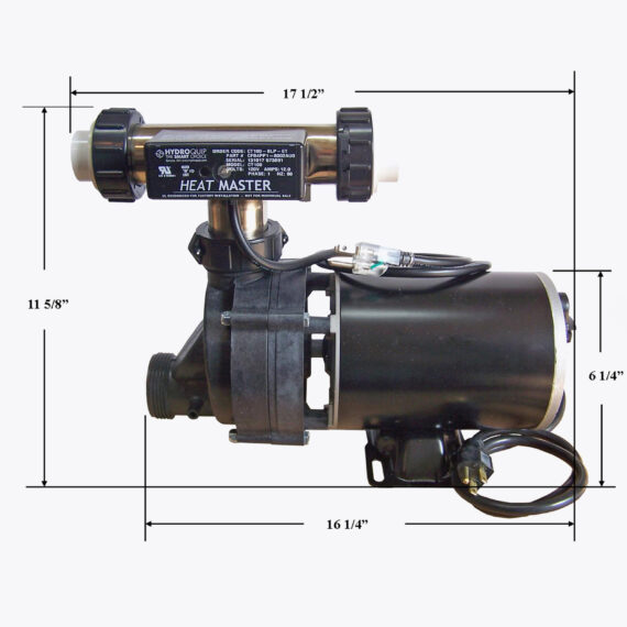 Whirlpool Bathtub Pump with Ultimate Heating System Heat Transfer