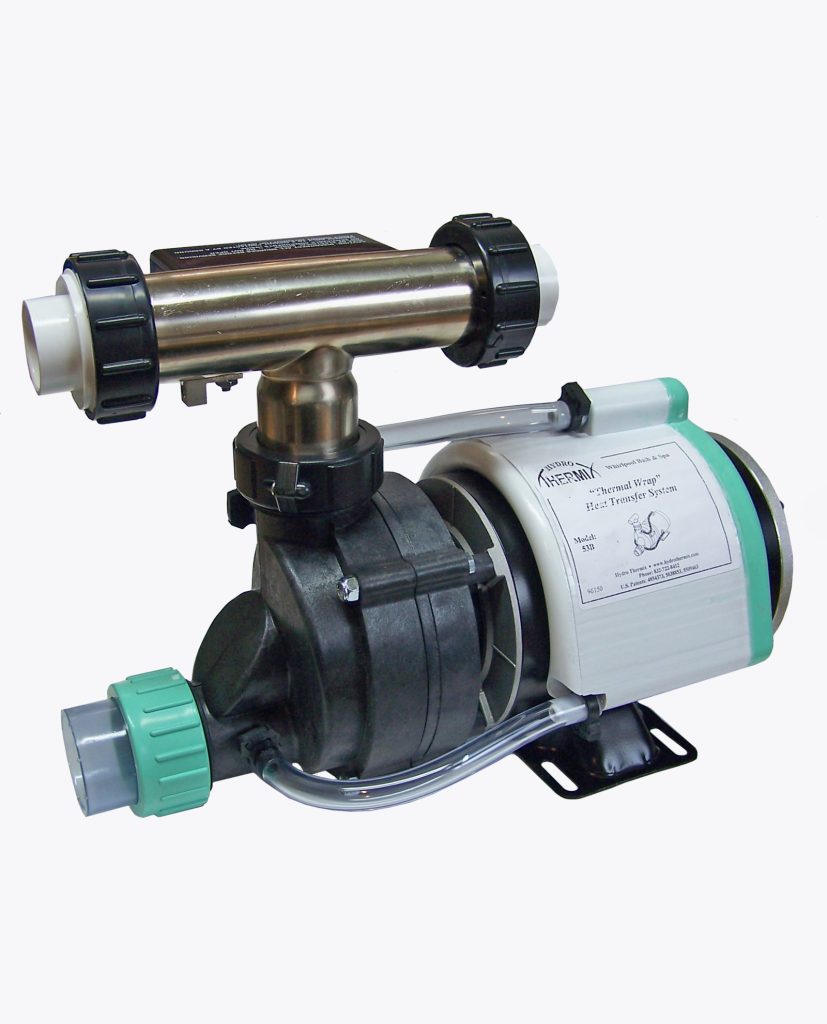 Whirlpool Bathtub Pump with Ultimate Heating System Heat Transfer